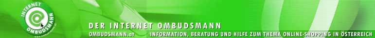 Der Internet-Ombudsmann - Link zur Streitschlichtungs-Homepage